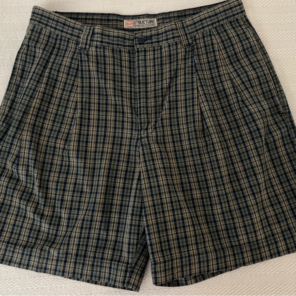 Structure Men's Plaid Shorts - NWOT
